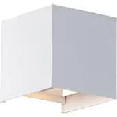 QAZQA Buiten wandlamp wit incl. LED 2-lichts IP54 - Edwin