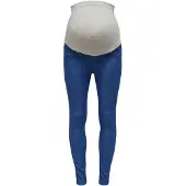ONLY Maternity Jeggings 'Rain' blauw denim / wit