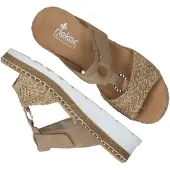 Rieker Slippers met sierring
