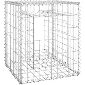 vidaXL Schanskorf paal 50x50x60 cm ijzer