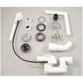 Ideal standard - Afvoer en overloop garnituur Multiplex Trio, chroom K7804AA