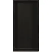 Luca Inbouwnis Sanitair 59,5x29,5x8 cm Polystone Rechthoek Antraciet