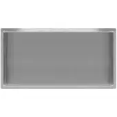 Regn Inbouwnis 30x60x7cm - Geborsteld Nikkel - RVS - Rechthoekig - Accessoires, Inbouw/opbouw nissen - 8720297695841