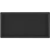 Regn Inbouwnis 30x60x7cm - Mat Zwart - RVS - Rechthoekig - Accessoires, Inbouw/opbouw nissen - 8720297695834