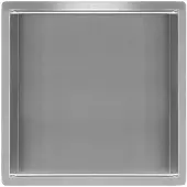 Regn Inbouwnis 30x30x10cm - Geborsteld Nikkel - RVS - Vierkant - Accessoires, Inbouw/opbouw nissen - 8720297695803