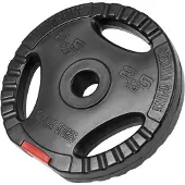 Gorilla Sports Halterschijf 2,5 kg Gripper Kunststof - 30/31 mm