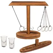 24.Se Houten Ring Toss Drinkspel - Wooden toss