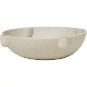 Ferm Living Kaarshouder Bowl L Ceramic Light Grey