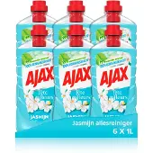 Ajax Allesreiniger Fête des Fleurs Jasmijn 6 x 1L - Voordeelverpakking