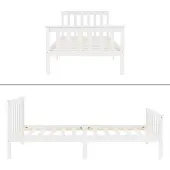 ML-Design Ledikant Max | hout wit 206x98x80 cm bed frames | NADUVI