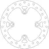 Moto-Master Round Triumph 110685 Remschijf