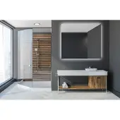 Gliss Design Basic spiegel met LED-verlichting en verwarming 70x70cm