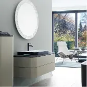 Duravit Happy D.2 Plus wastafel, 60 cm, wit, met overloop, zonder kraangat