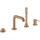 GROHE Essence badrandcombinatie - met omstel - inclusief staafhanddouche - brushed warm sunset 25251DL1