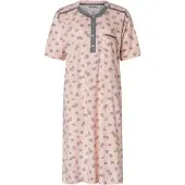 Lunatex - dames nachthemd 224135 - single jersey - zalm - maat XL