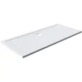 Luca Varess Soft douchebak 170 x 80 cm acryl mat wit
