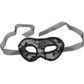Cottelli Zwart Oogmasker met kant