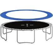 Springos Trampoline Rand | Beschermrand Trampoline | Rond | Ø 305 cm | Blauw