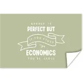PosterMonkey Poster Economie - Quotes - Studeren - Studenten - 30x20 cm