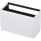 Ink Onderkast 100x45cm - Push To Open - 2 Lades - Mat Wit - Badkamermeubels, Wastafelonderkasten - 8718835025212