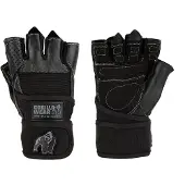 Gorilla wear Dallas Wrist Wrap Handschoenen - Fitness Handschoenen - Zwart - XL