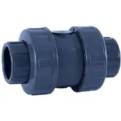 Cepex 09017 Pvc-u Ø75 Check Valves Spring Series Epdm O-rings Solvent Socket Zilver