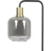 Light & Living Bureaulamp Lekar met smoke glas