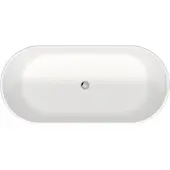 Duravit Vrijstaand ligbad d-neo 160x75x60 cm met overloop mat wit