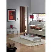 Grosfillex vouwdeur Axia in kleur donker bruin / Teak, 84x215 cm