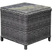 AVH-Collectie Toscane XL bijzettafel 50x50xH46 cm grijs