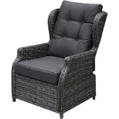 AVH-Collectie Toscane XL lounge tuinstoel verstelbaar antraciet
