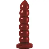 WAD Grote Geribbelde Dildo - Beyonder - Rood