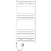 ECD-Germany Badkamerradiator Elektrisch 600x1200 Mm Wit, Gebogen, 900w