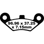 EBC Brakes FA453TT Remblokken