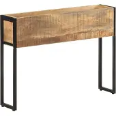 vidaXL Plantenbak 90x20x68 cm ruw mangohout