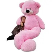 Viking Choice Teddybeer - XXL - 220 cm - roze