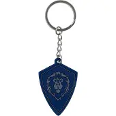World of Warcraft Sleutelhanger Battle For Azeroth Alliance Metaal Blauw