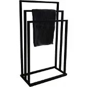 Viking Choice Badkamerhanger handdoekenrek 3 armen zwart