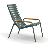Houe ReCLIPS loungestoel aluminium frame 2 stuks