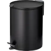 kela Pedaal Afvalemmer, 5 L, Zwart - | Mats