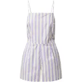 EDITED The Label Jumpsuit 'Siana' lichtlila / wit