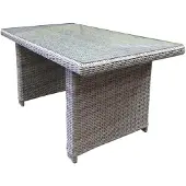 AVH-Collectie Bilbao lounge-diningtafel 140x80xH70 cm wit grijs