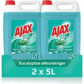 Ajax Allesreiniger Eucalyptus - 2 x 5L - Multi-oppervlakken Reiniger - Voordeelverpakking
