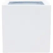 Pottery Pots Bloempot Essential Block M Glossy White 40 x 40 x 40 cm
