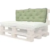 Unique living | Palletkussen Scandic | Outdoor Collectie | Lichtgroen | 40x120cm