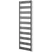 Maxaro Sirius Handdoekradiator | 50x187 cm Donkergrijs 1054 Watt Aluminium Centrale verwarming