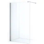 Maxaro Zircon Essence Inloopdouche | 120 cm Chroom Helder glas Vaste wand