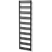 Maxaro Sirius Handdoekradiator | 50x187 cm Mat zwart 1054 Watt Aluminium Centrale verwarming