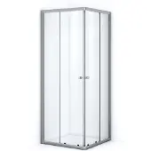Maxaro Ruby Allure Douchecabine | 80x70 cm Chroom Helder glas Schuifdeur Rechthoek