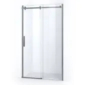 Maxaro Crystal Allure Douchedeur 110 cm Chroom Helder Glas Schuifdeur | Douchedeur Schuifdeur | Schuifdeur Douche | Schuifwand douche